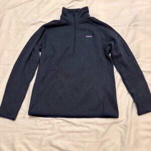 Patagonia 1/4 Zip Fleece Pullover – Navy Blue – Lightweight